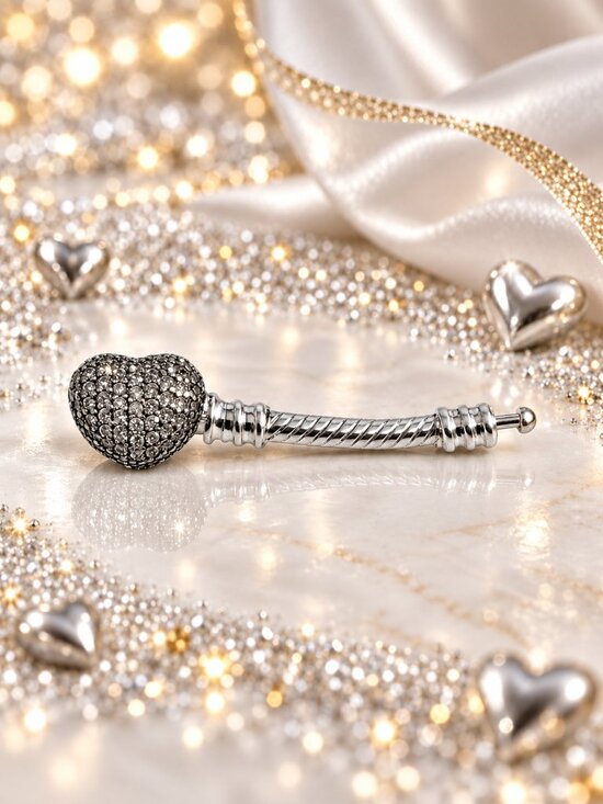 925 Sterling Silver Jewelry - Extension Clasp/Link for Pandora Bracelet